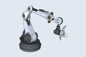 braccio del robot gadget shapr3d la robotica concetto di produzione 3d print model - Mito3D