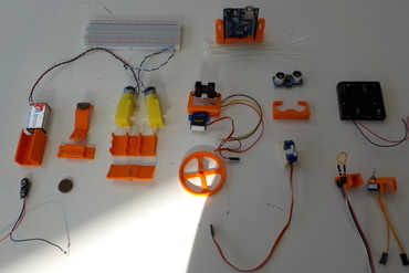 robot kit de placa la educación arduino coche 3D print model - Mito3D