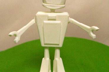 robot shira supports added toys jointed posable 3D print model - Mito3D