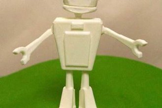 robot shira supporta aggiunto i giocattoli snodabili monouso 3d print model - Mito3D