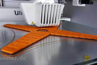 robotic flex gripper dual material maker diy robotics flexible filament extrusion tpu95 3d print model - Mito3D