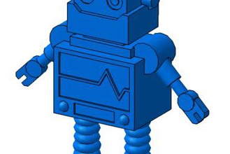 Roboter Bildung 3d print model - Mito3D