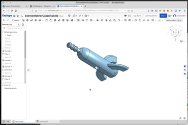 Rakete Starfarers catan sternenfahrer rakete Spiele Tischplatte 3D print model - Mito3D