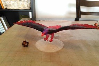 roc miniatures eagle fantasy mythology bird dnd d&d dungeons dragons & 3d print model - Mito3D