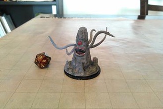 roping cave lurker miniatures dnd roper d&d dungeons dragons & pathfinder 3d print model - Mito3D