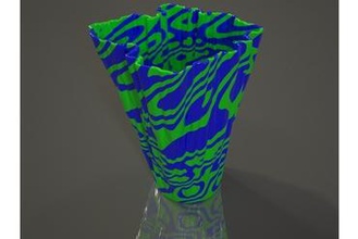 rorschach plasma vase your home dual extrusion dualstrusion 3d print model - Mito3D