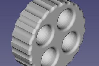 rotary encoder wheel haidenhain style Maker/DIY pendant 3d print model - Mito3D