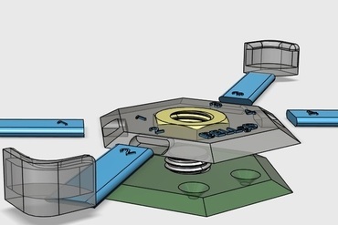 la rotation de tablette sur le mur gadget asus fonepad 8 bell3d soldersuckerblog support montage 3D print model - Mito3D