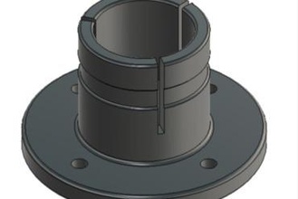 tour de la plaque base 42,4 échafaudage à tubes maker diy 3d print model - Mito3D
