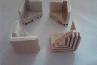 rounded ultimaker feet 3d printer parts enhancements 3d print model - Mito3D