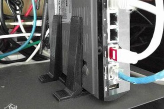 router stehen gadget stand Unterstützung vertikale 3d print model - Mito3D