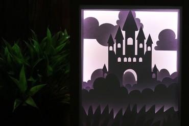 royal castillo ligero caja tu hogar casa lampara ligera lámpara 3d print model - Mito3D