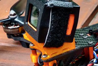 runcam 5 laranja montagem drone origem pirx7 pirx 3d print model - Mito3D