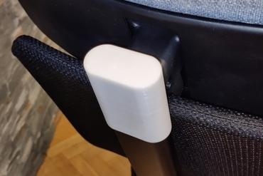 rvfj leche oficina silla columna vertebral proteccion gorra 3D impresora partes mejoras ikea cortar tajos jarvfjallet protector 3d print model - Mito3D