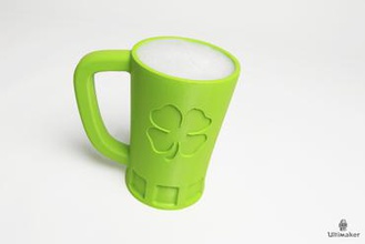 giorno di san patrizio tazza la vostra casa partito bevanda a proposito boccale birra 3d print model - Mito3D