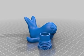 Sally foca geocache geocaching 3d print model - Mito3D