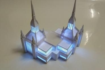 san Diego temple miniatures 3dprinting 3ddesign enceinte LSD 3d print model - Mito3D