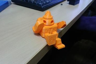 santa makey concorso makingmerry robot articolato di natale la decorazione giocattolo pip 3d print model - Mito3D