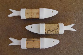 sardirolha - sardicork los juguetes el corcho lisboa 2017 la sardina rolha lmc pals corkpal sardinha concurso de competencia 3d print model - Mito3D
