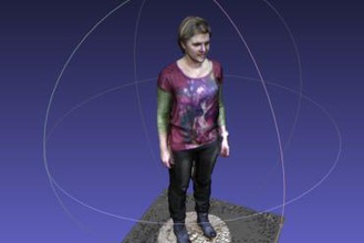 scan esther bruijn miniatures skanect human woman 3d print model - Mito3D