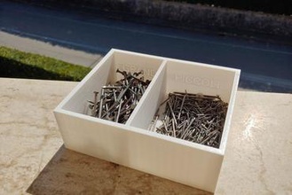 scatola per chiodi nails box your home 3d print model - Mito3D
