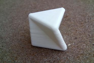 schonhardt polyhedron education math solid 3d print model - Mito3D