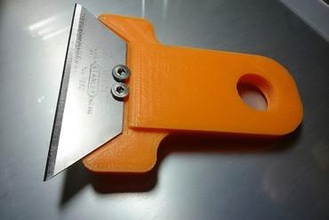 tek kullanımlık stanley bıçak kazıyıcı kullanarak maker diy aracı kavgacı 3d print model - Mito3D