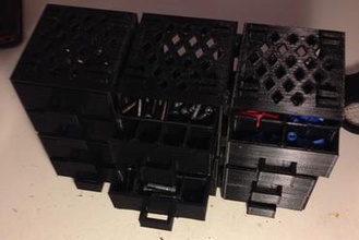 screw drawers 3d printer parts enhancements 3d print model - Mito3D