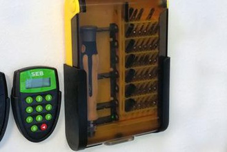 screwdriver set holder maker diy bit hex wall mount tool 3d print model - Mito3D