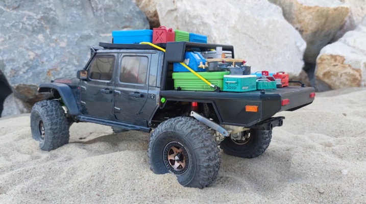 scx10 iii gladiator pritsche jeep axial land 3d print model - Mito3D