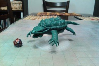 sea hurtle miniatures turtle monster dragon beast dnd d&d dungeons dragons tab tabletop gaming roleplaying fantasy machinarium china made e3d 3d print model - Mito3D