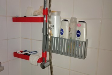 seifenhalter flaschenhalter dusche soaptray showergeltray Dusche gel bottlestand 3D print model - Mito3D
