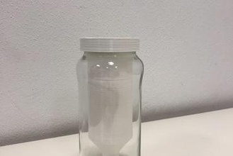 self-watering planter jar other di3d isel vase plant 3d print model - Mito3D