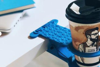 selfcad coffee holder irreplaceable your office home solutions 3d printed modeling design printing 3d print model - Mito3D