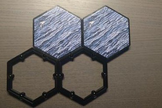 settlers tile holder games 3d print model - Mito3D