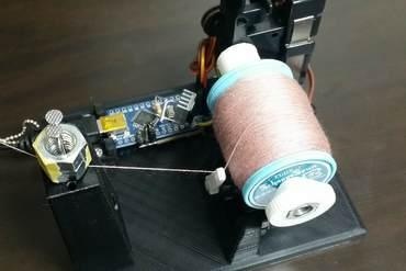 coser hilo devanadera fabricante bricolaje máquina arduino 3d print model - Mito3D