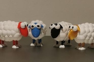 ovelha projetado ed sept7 brinquedos 3d print model - Mito3D