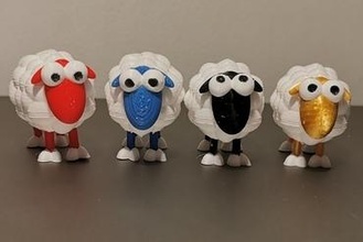 ovelha ed sept7 brinquedos 3d print model - Mito3D