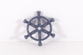 barco de rueda colgante la moda shipwheel el colgantes collar joyería 3d print model - Mito3D