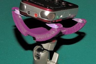 shock mount sony pcm-m10 digital audio recorder gadget milwaukee makerspace megamax recording 3d print model - Mito3D