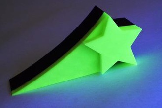 shooting star puerta Impresora 3d de piezas mejoras estrella twinkle glowbug resplandor oscuro 3d print model - Mito3D