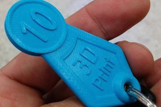 shopping cart-token Ihre home Warenkorb token Münze keychain Schlüssel trolley 3d print model - Mito3D