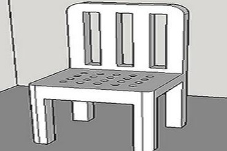 silla sencilla otros 3d print model - Mito3D