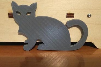 einfache Katze andere cat einfach Tier Tiere pet 3d print model - Mito3D