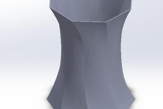 simples loft vaso concurso a arte balcão de 3d print model - Mito3D