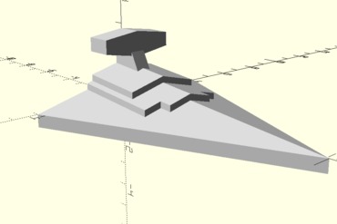 simple paramétrico destructor estelar art de star wars imperial my4777 mse4777 imperio 777 personalizador 3D print model - Mito3D