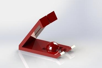 simples suporte do telefone sua casa phonestand os acessórios stickman 3d print model - Mito3D