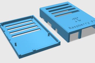 simple raspberry pi case gadget 3d print model - Mito3D