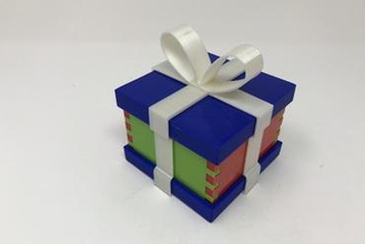 das einfache Geheimnis box-v-Geschenk-box edition Ihre home secret box Geschenk-box coin autodesk fusion 360 ultimaker 3d print model - Mito3D