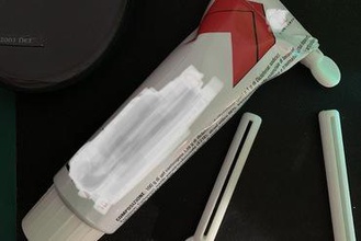 basit krema Sıkacağı diş macunu ev tüpleri krem 3d print model - Mito3D